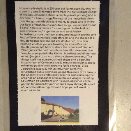 Homestay Arrabella Availles-Limouzine Exteriér fotografie